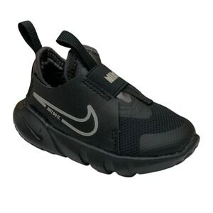 Nike Flex Runner Baby Infant Boys Slip-On Sneakers Size 5 Black-Gray Lightweight